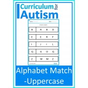 Uppercase Alphabet Match Worksheets